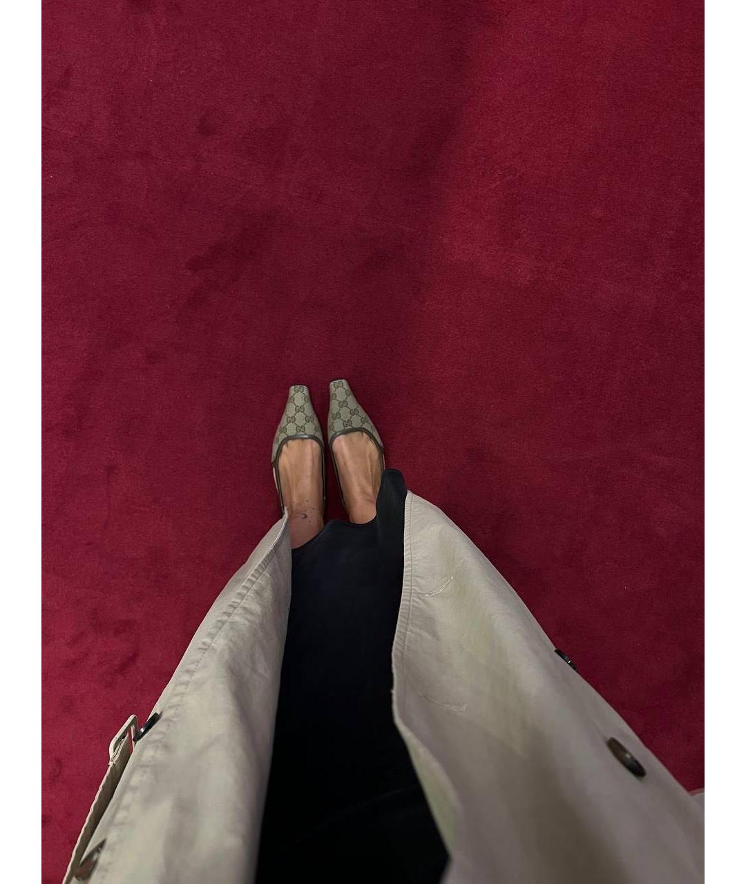 GUCCI Коричневые мюли, фото 6