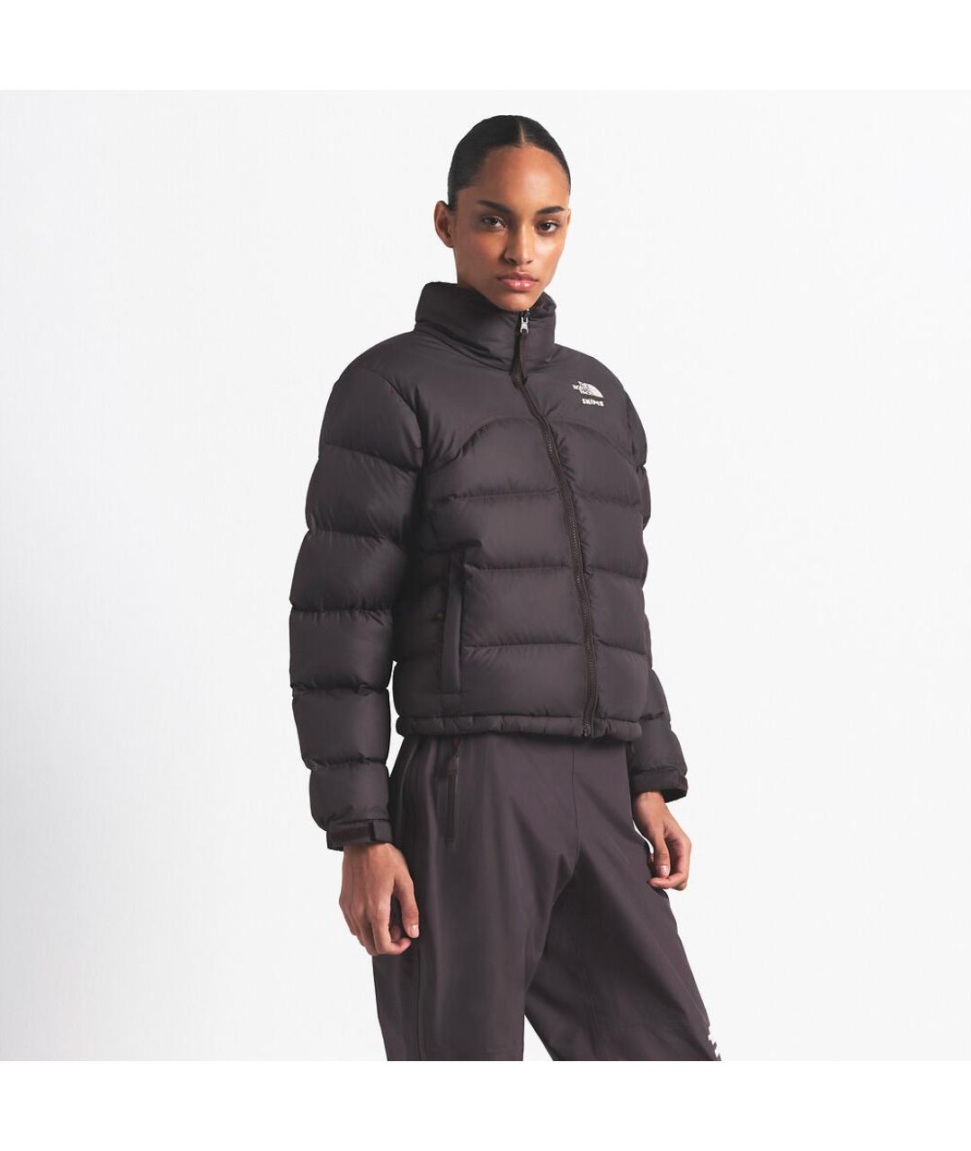 THE NORTH FACE Коричневая полиамидовая куртка, фото 2