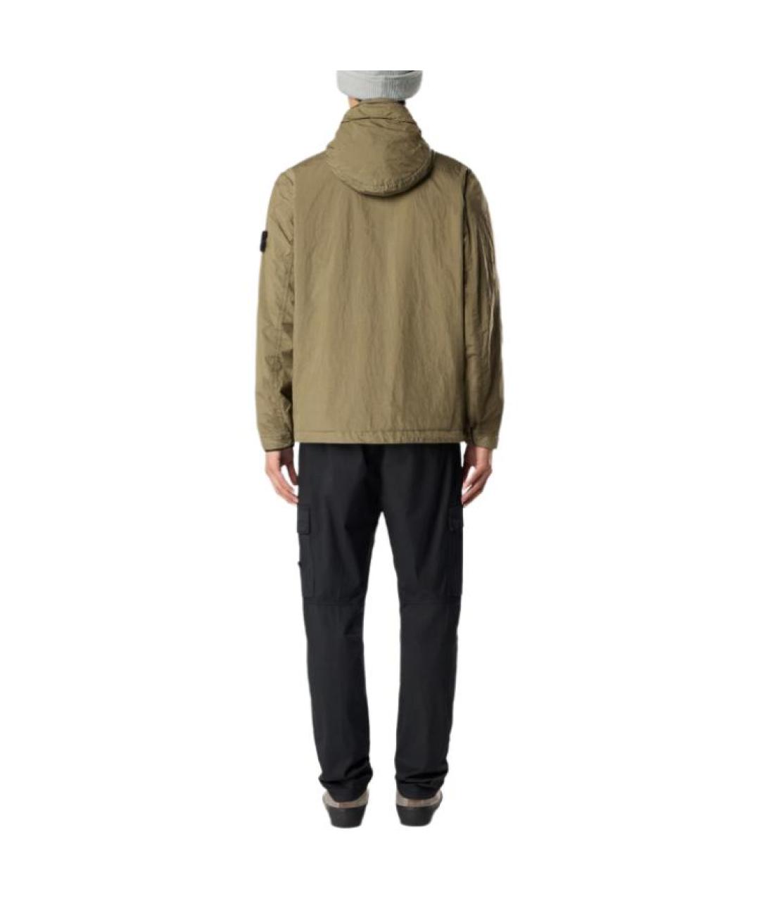 STONE ISLAND Зеленая куртка, фото 4