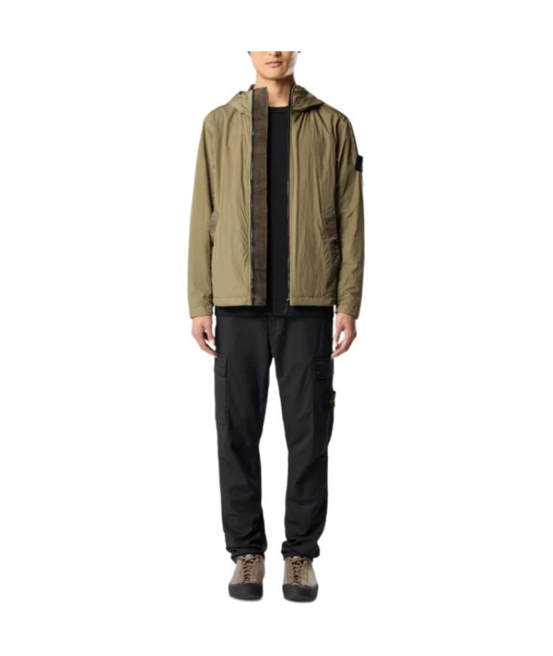STONE ISLAND Зеленая куртка, фото 3