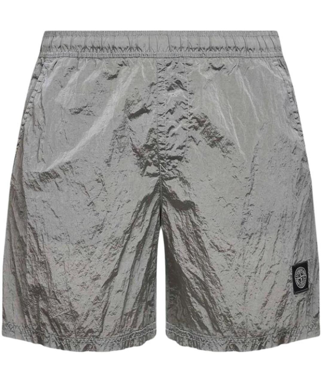 STONE ISLAND Серые плавки, фото 1