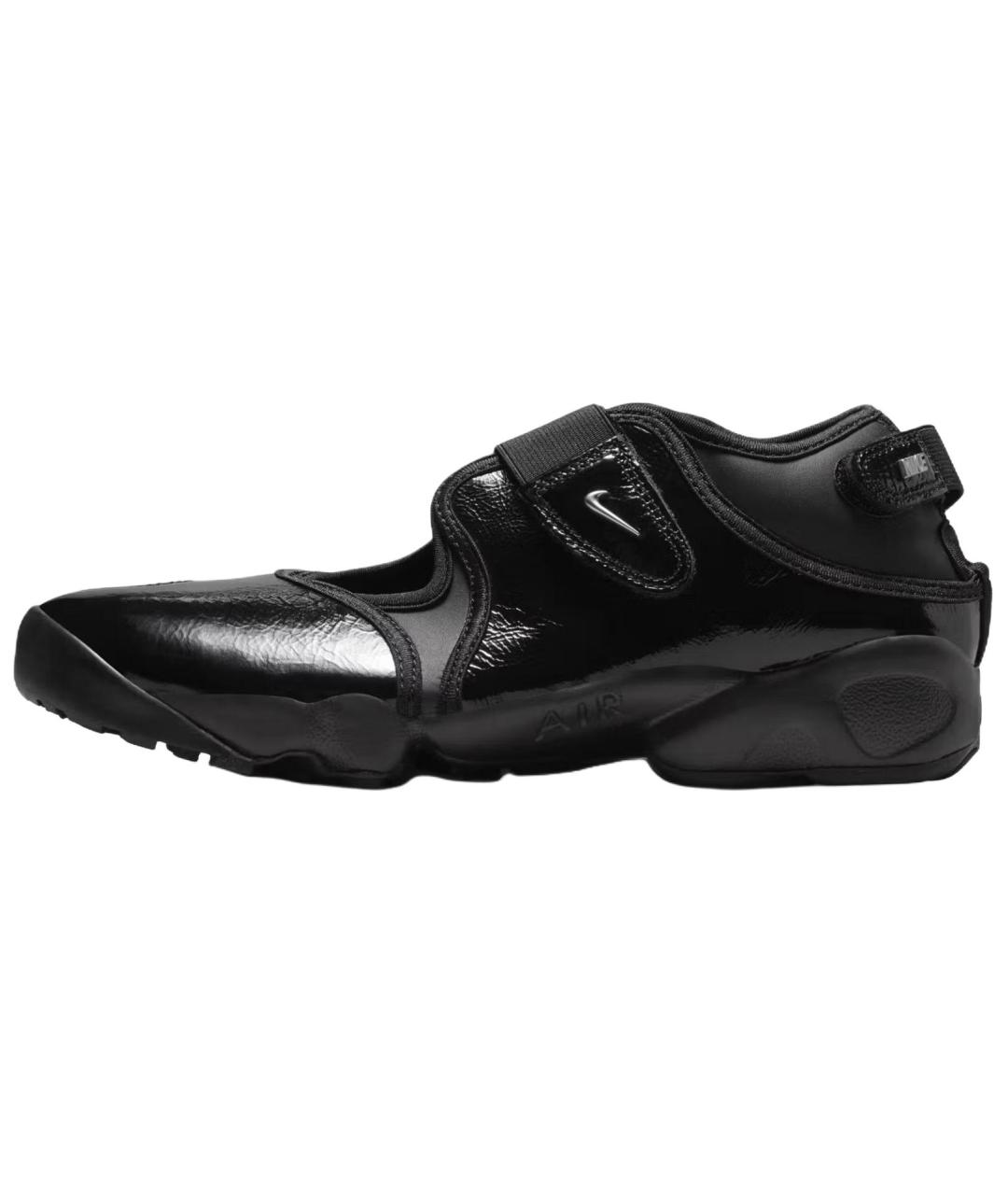 NIKE Черные кожаные кроссовки, фото 2