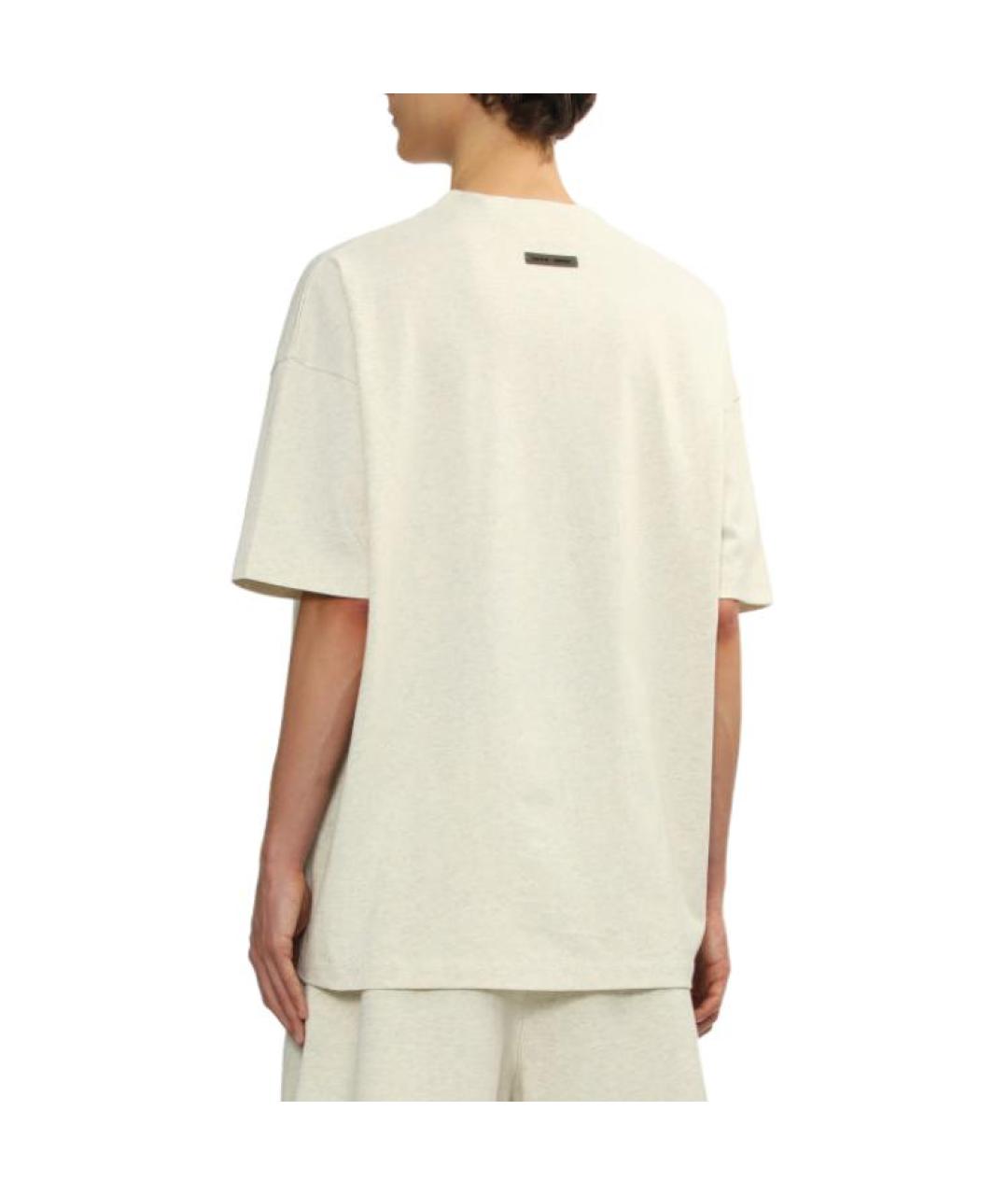 FEAR OF GOD ESSENTIALS Коричневая футболка, фото 3