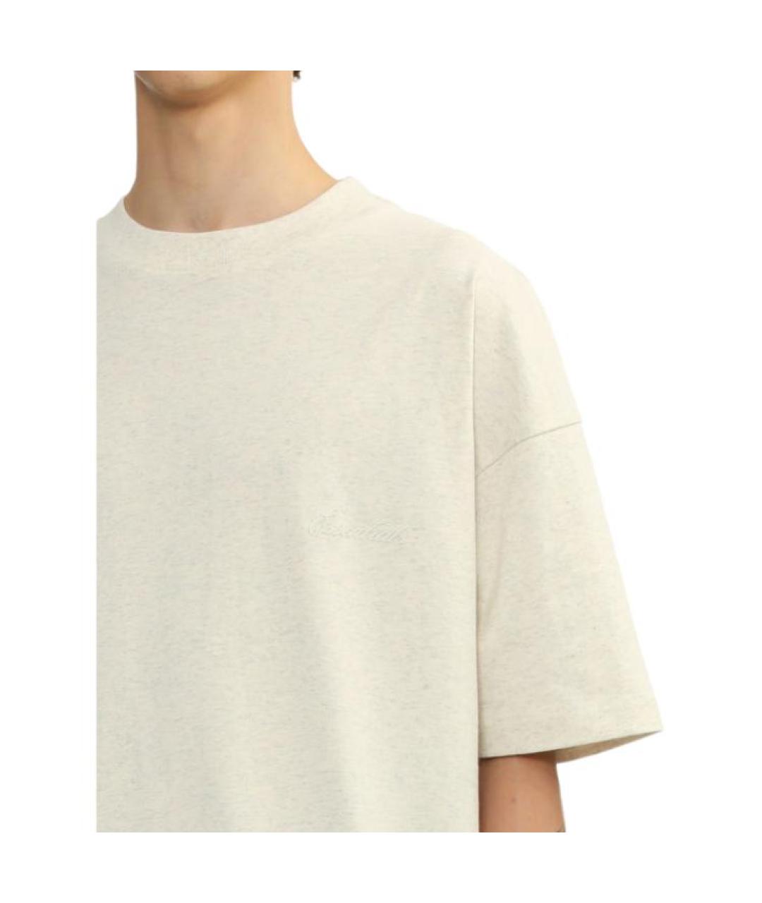 FEAR OF GOD ESSENTIALS Коричневая футболка, фото 4