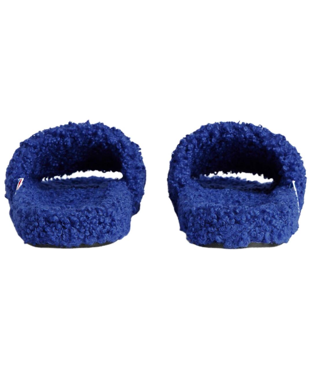 BALENCIAGA Синие шлепанцы, фото 3