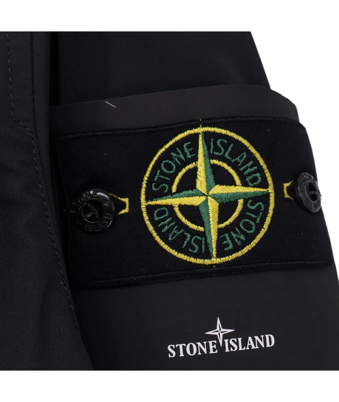 STONE ISLAND Черная куртка, фото 5