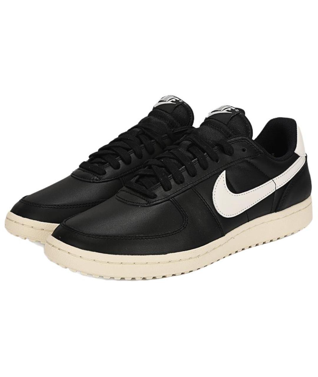 NIKE Черные низкие кроссовки / кеды, фото 3