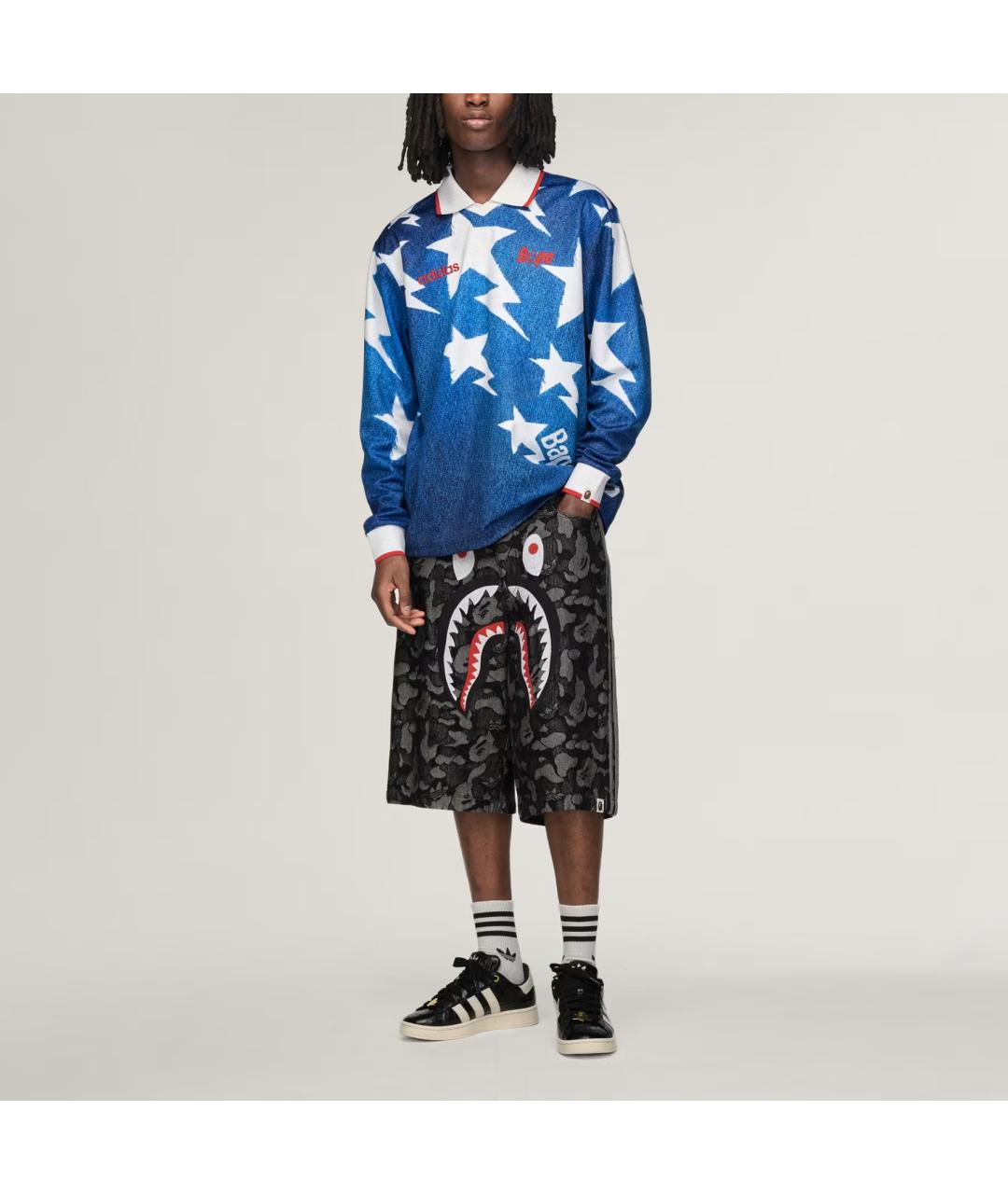 ADIDAS Голубая рубашка, фото 4