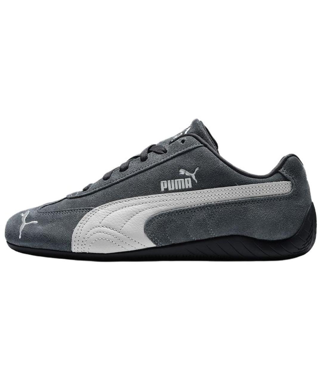PUMA Серые нубуковые кеды, фото 2