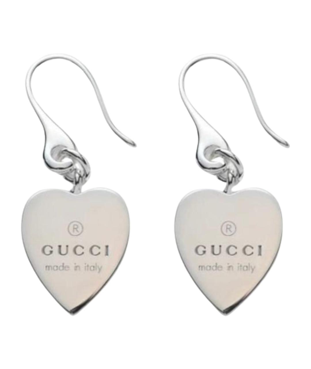 GUCCI Серебряные серебряные серьги, фото 1