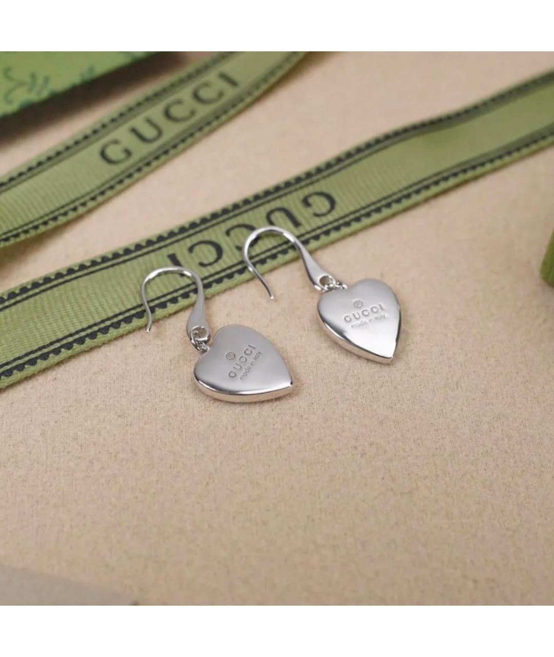 GUCCI Серебряные серебряные серьги, фото 2