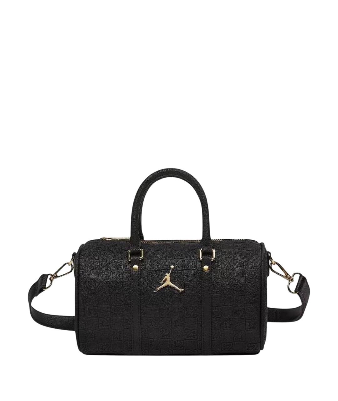 JORDAN Черная дорожная/спортивная сумка из искусственной кожи, фото 1
