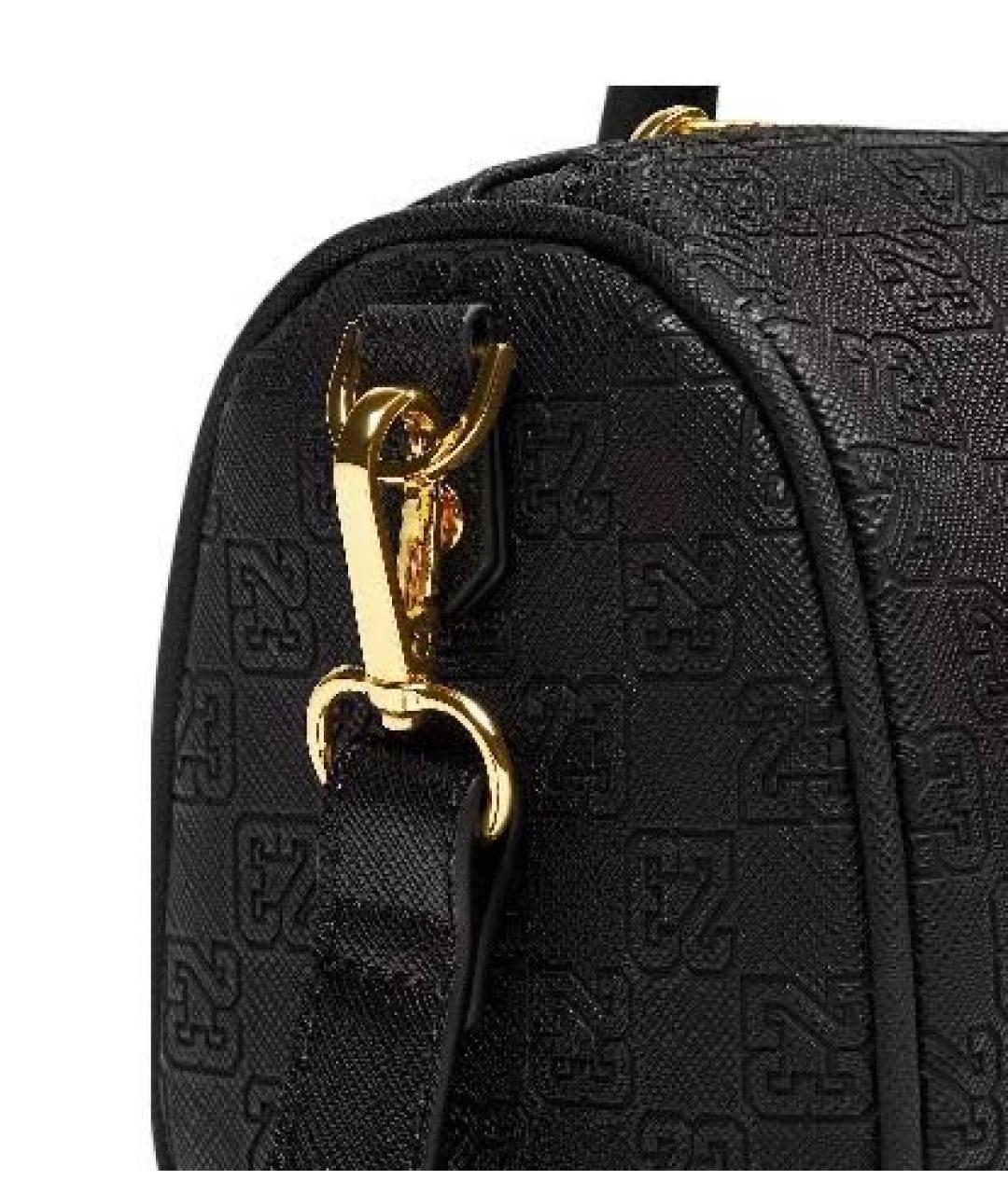 JORDAN Черная дорожная/спортивная сумка из искусственной кожи, фото 5