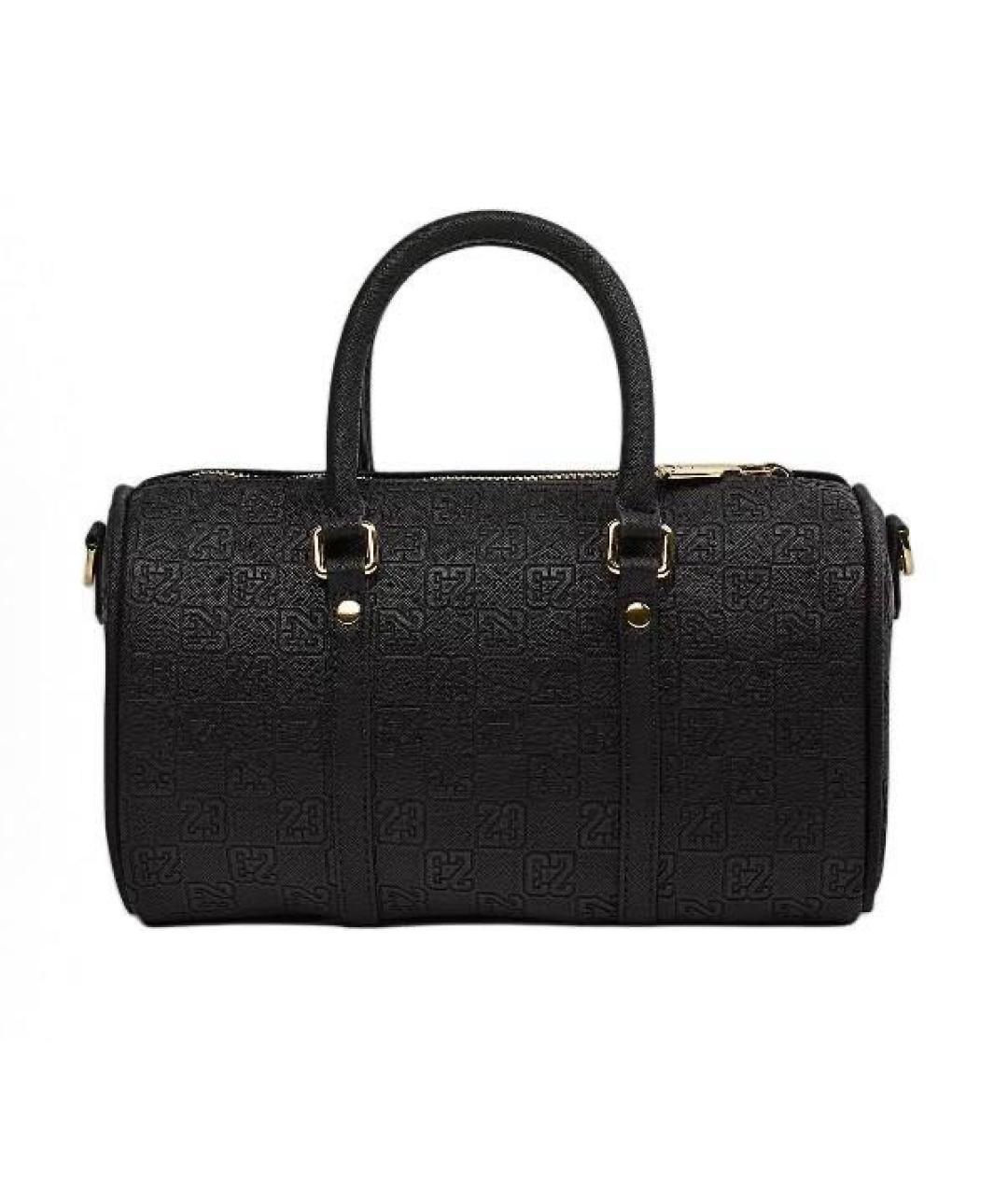 JORDAN Черная дорожная/спортивная сумка из искусственной кожи, фото 3