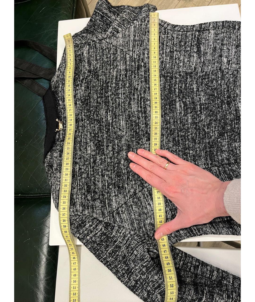 LIU JO Черный шерстяной жакет/пиджак, фото 7