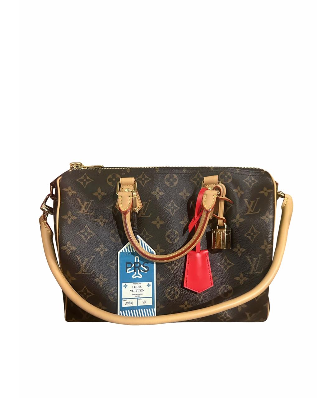 LOUIS VUITTON Коричневая сумка с короткими ручками, фото 1