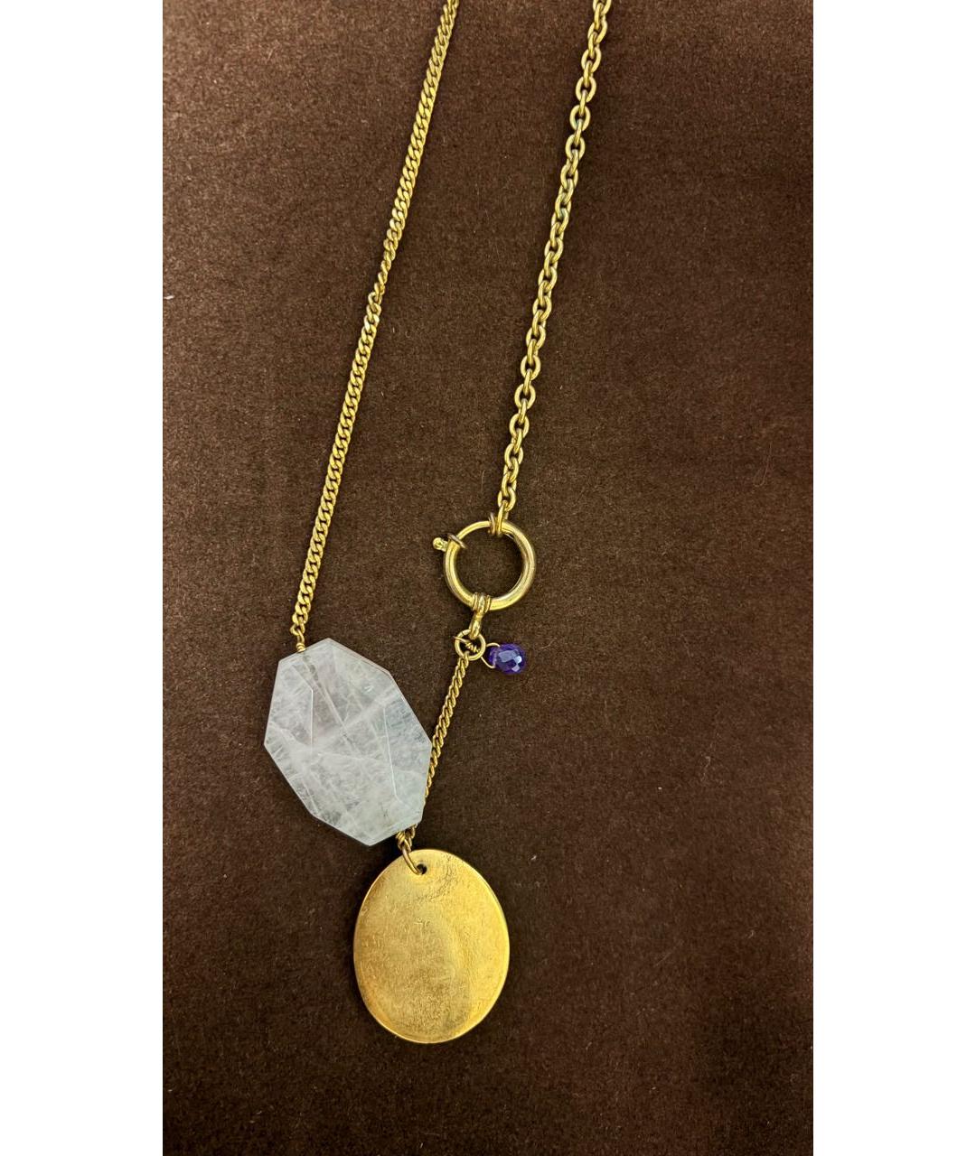 CELINE Золотое позолоченное колье, фото 2