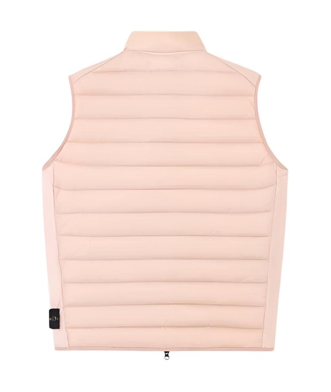 STONE ISLAND Розовый полиамидовый жилет, фото 2