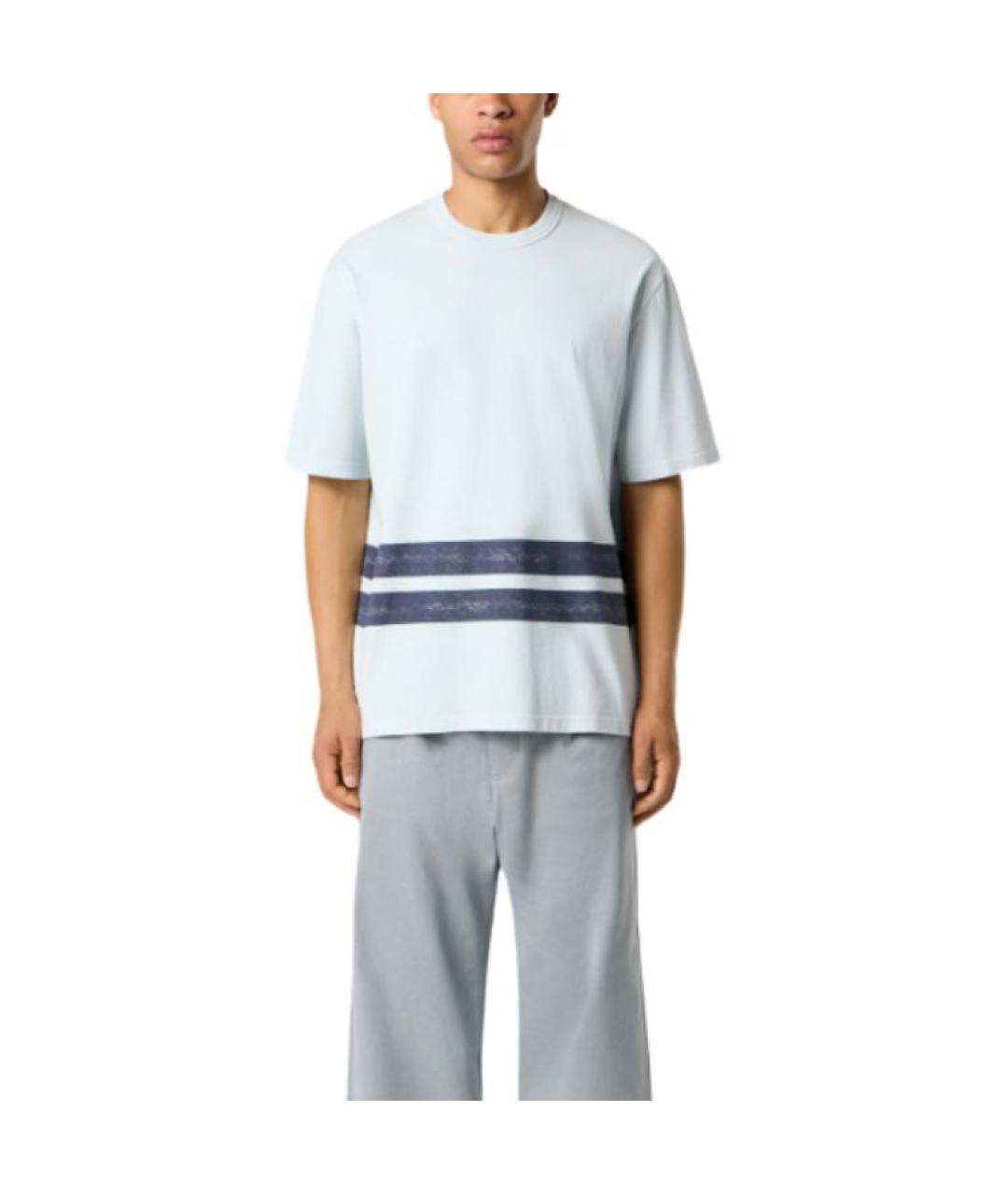 STONE ISLAND Голубая футболка, фото 3