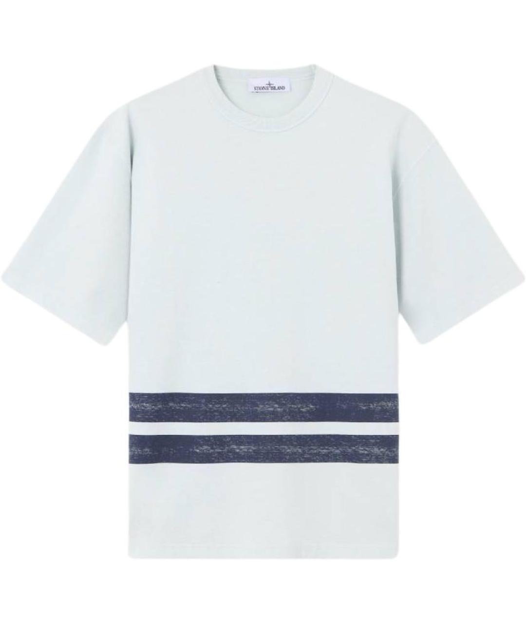 STONE ISLAND Голубая футболка, фото 1