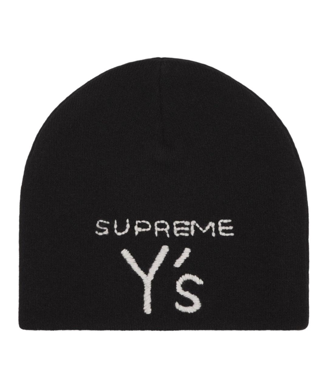 SUPREME Черная шапка, фото 2