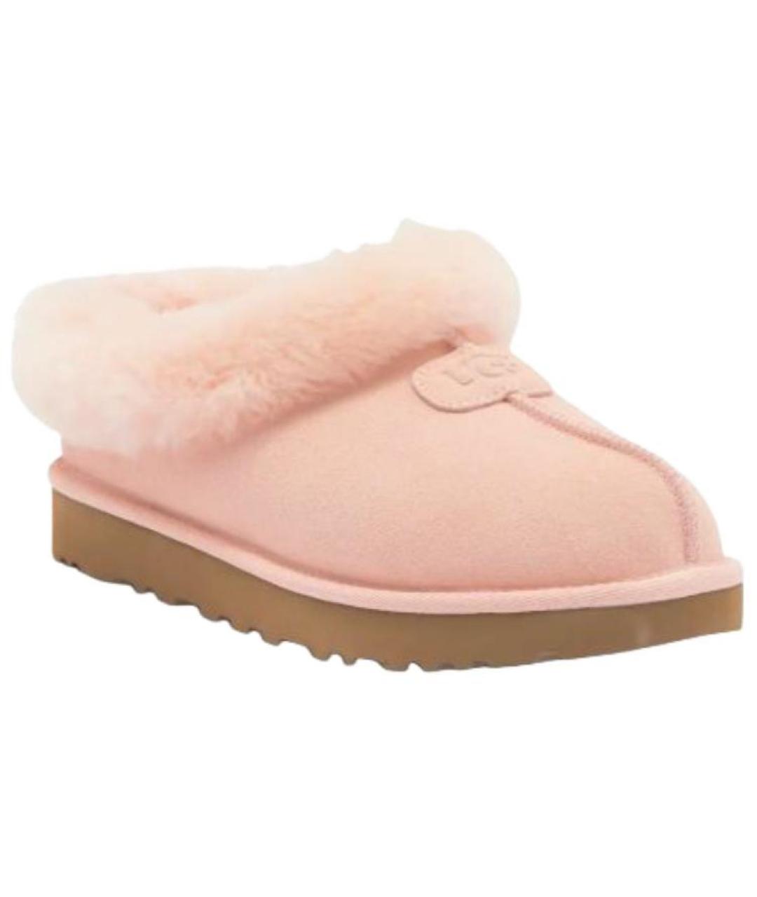 UGG AUSTRALIA Розовые нубуковые ботинки, фото 2