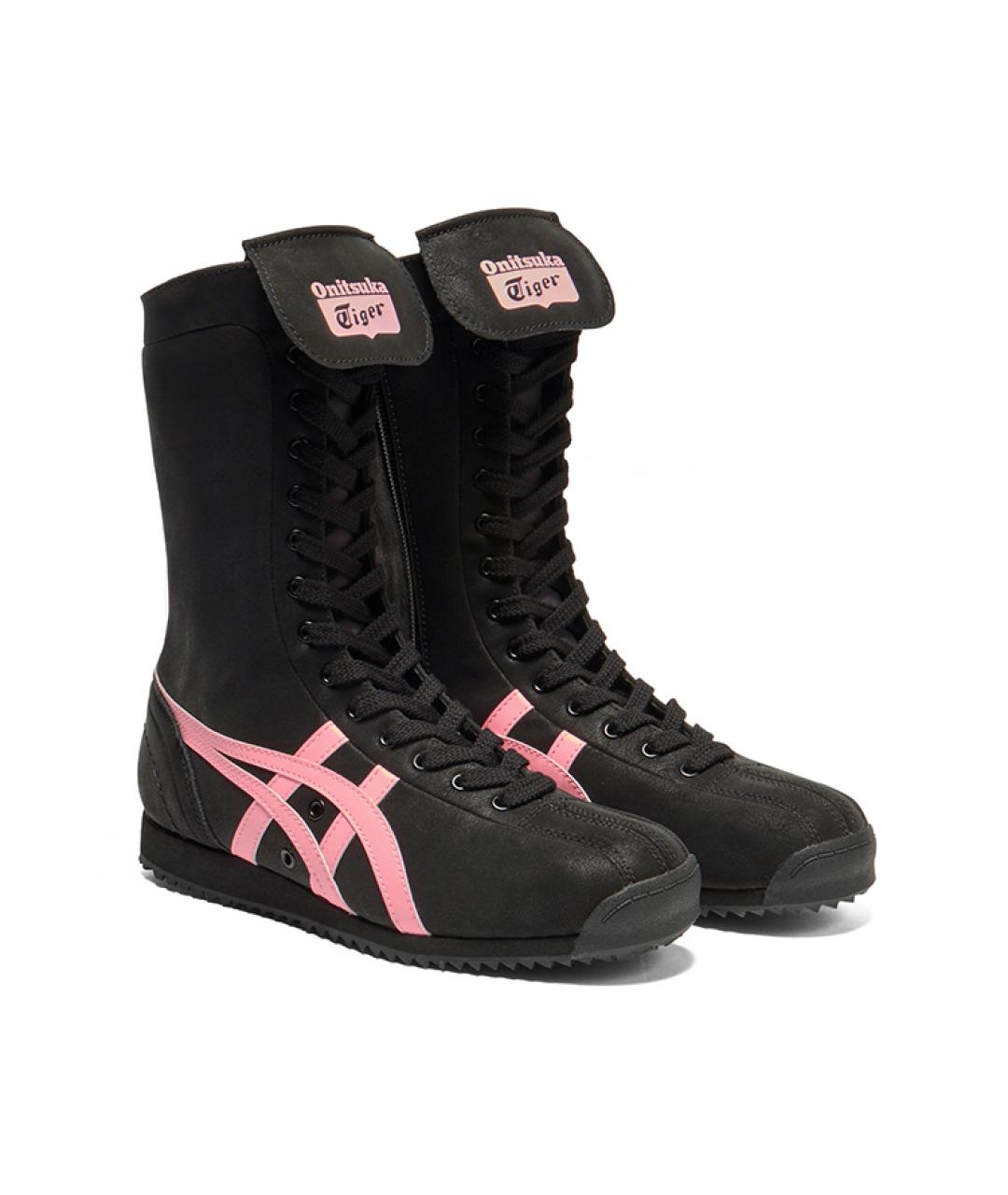 ONITSUKA TIGER Черные кожаные кеды, фото 3