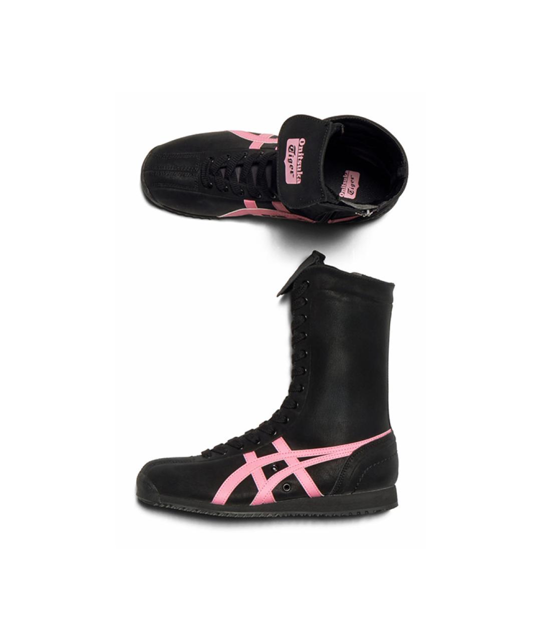 ONITSUKA TIGER Черные кожаные кеды, фото 5