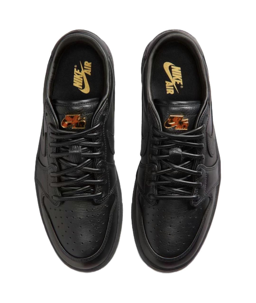 JORDAN Черные низкие кроссовки / кеды, фото 4