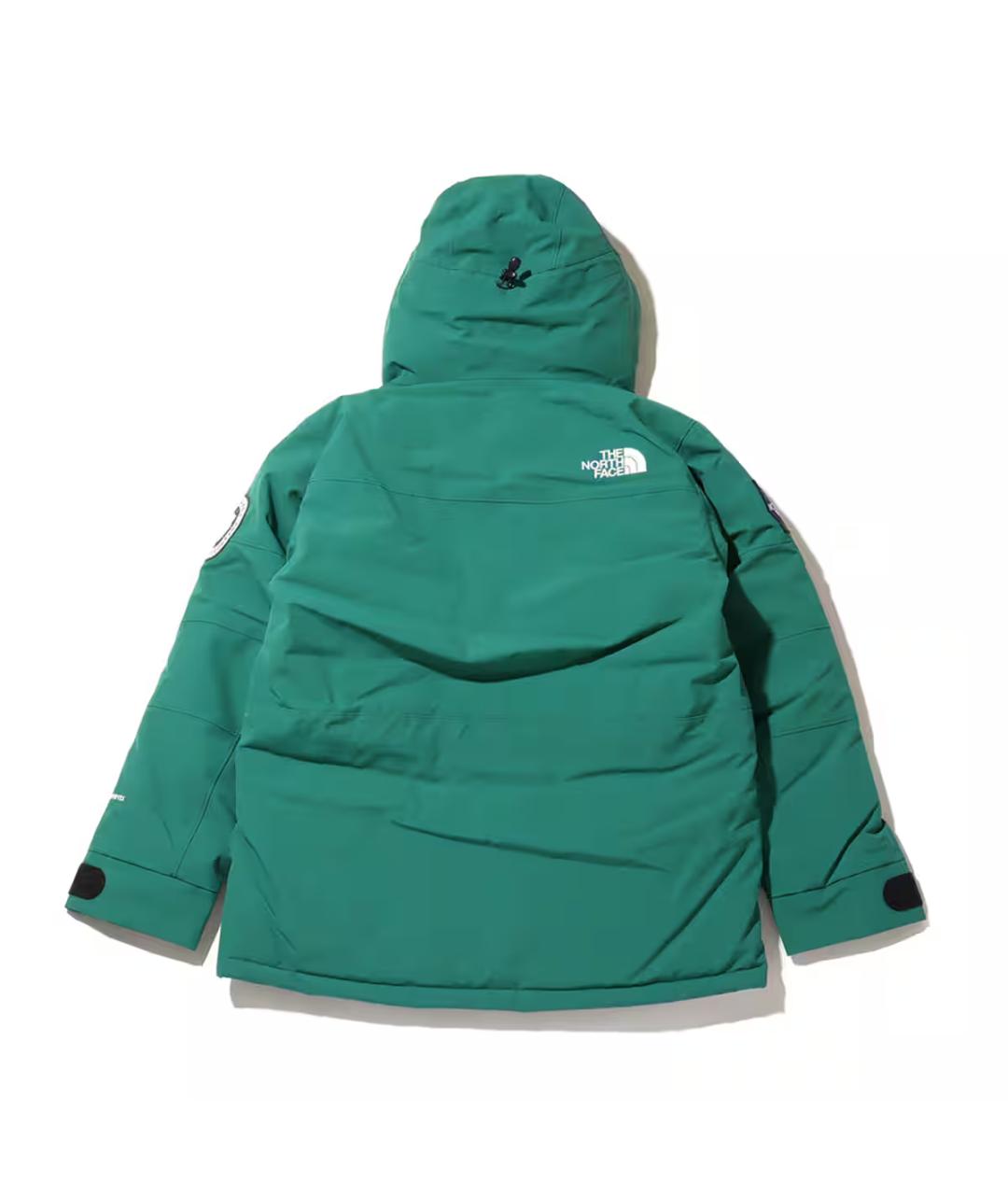 THE NORTH FACE Зеленый полиамидовый пуховик, фото 2