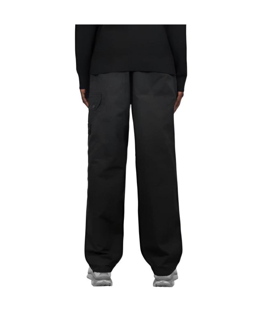 STONE ISLAND Черные брюки чинос, фото 4