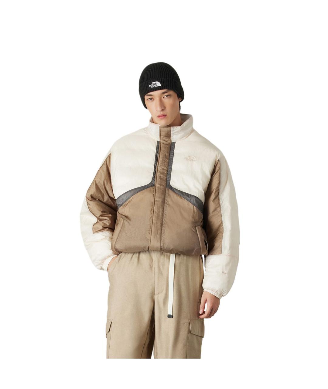 THE NORTH FACE Коричневый пуховик, фото 4