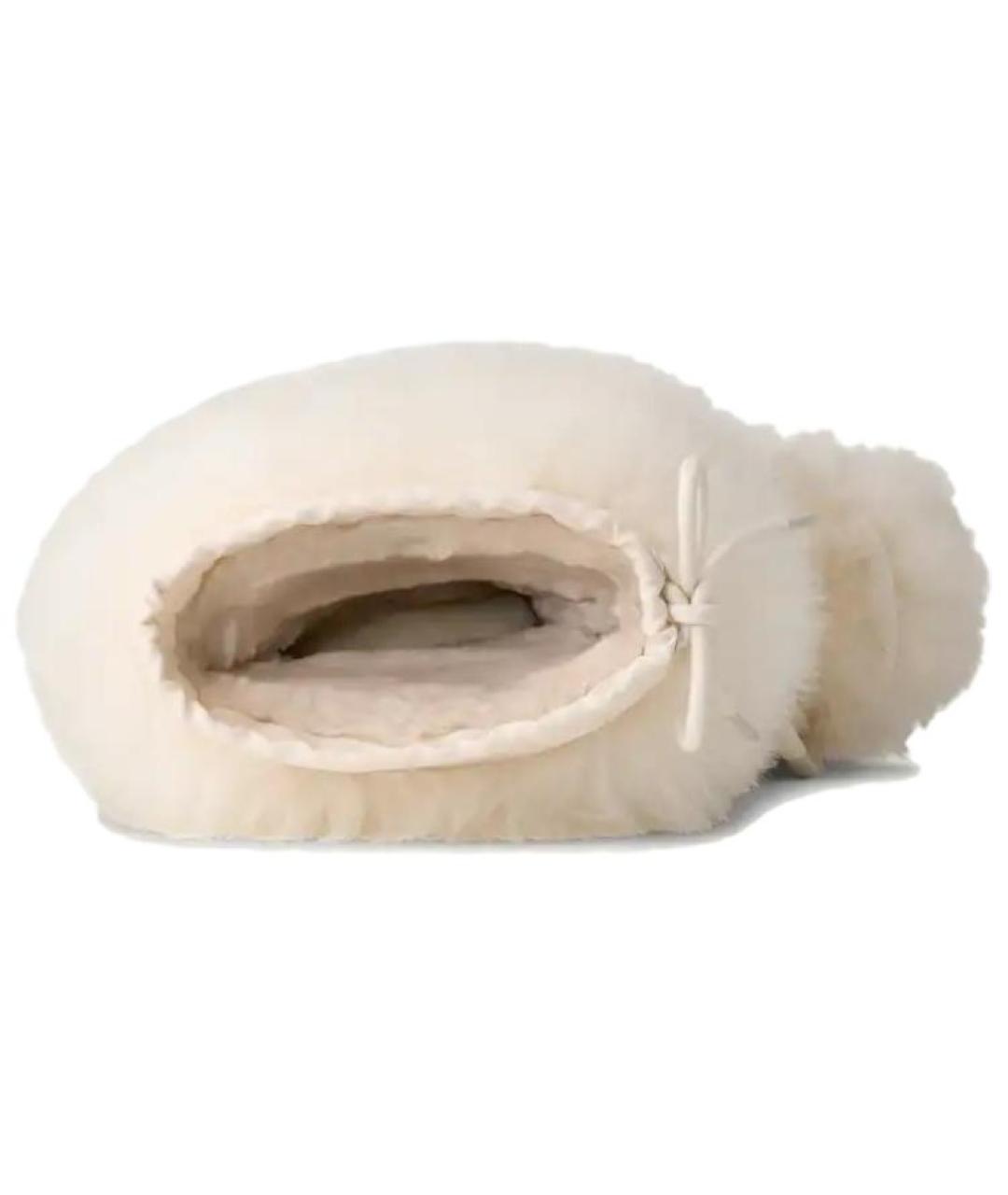 UGG AUSTRALIA Белые кожаные ботинки, фото 4