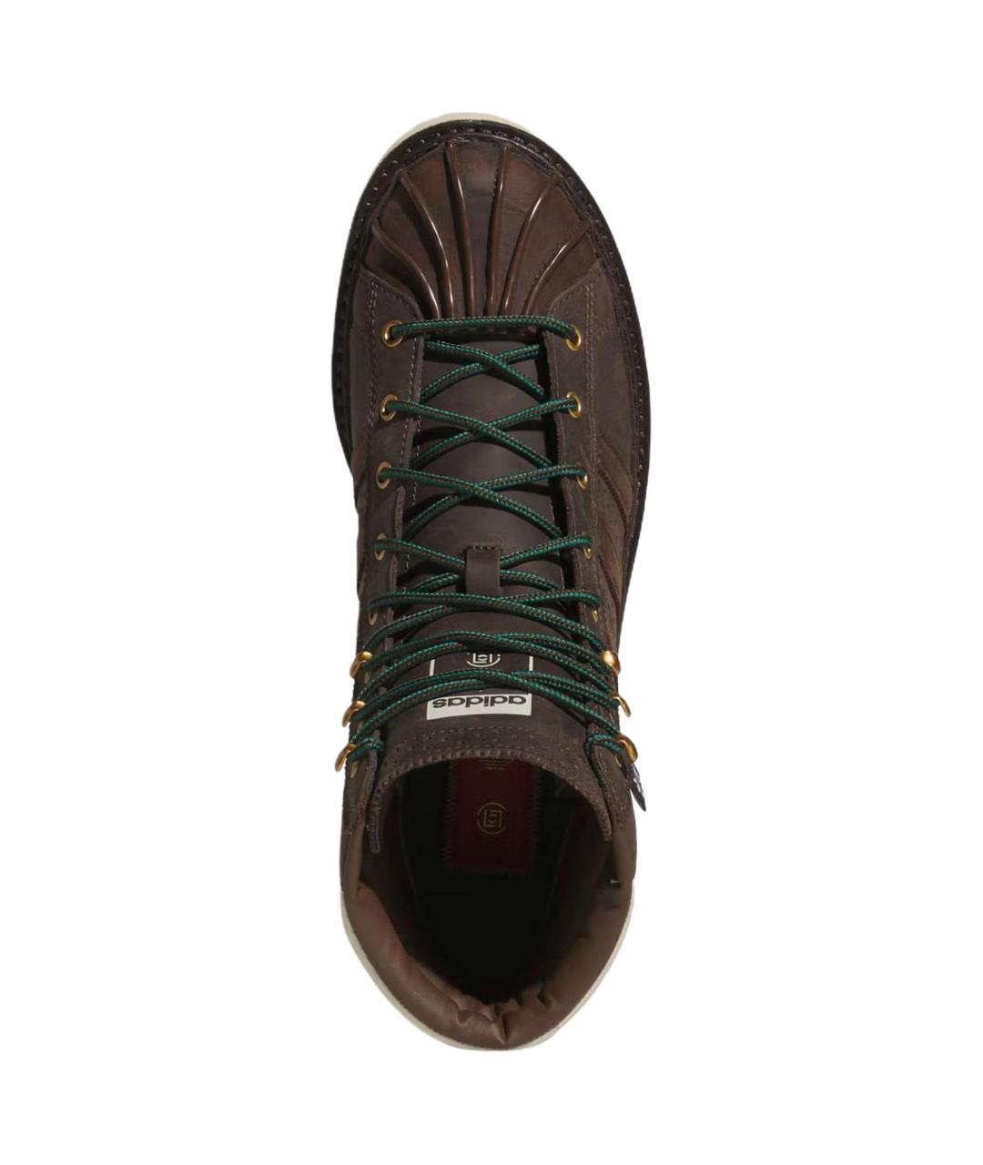 ADIDAS Коричневые кожаные ботинки, фото 3