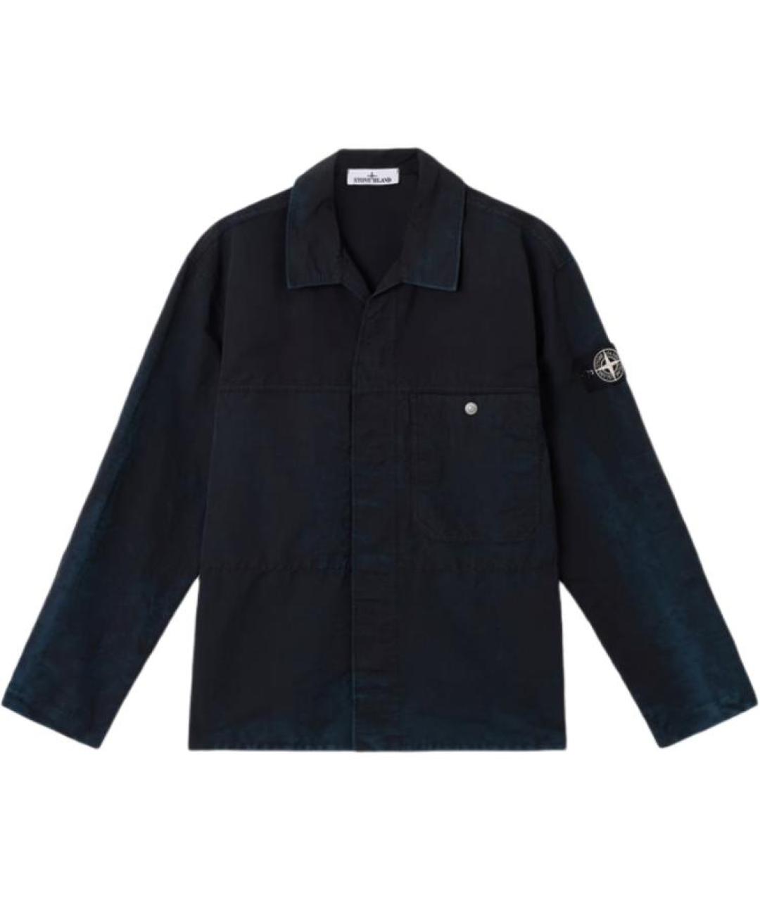 STONE ISLAND Черная классическая рубашка, фото 1