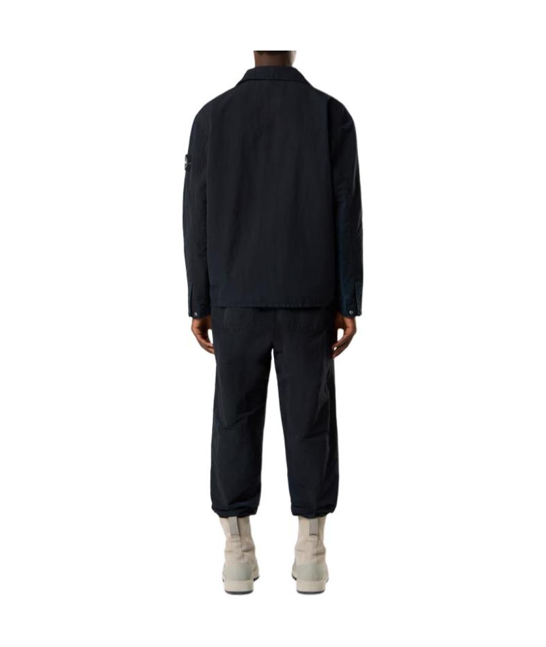 STONE ISLAND Черная классическая рубашка, фото 5
