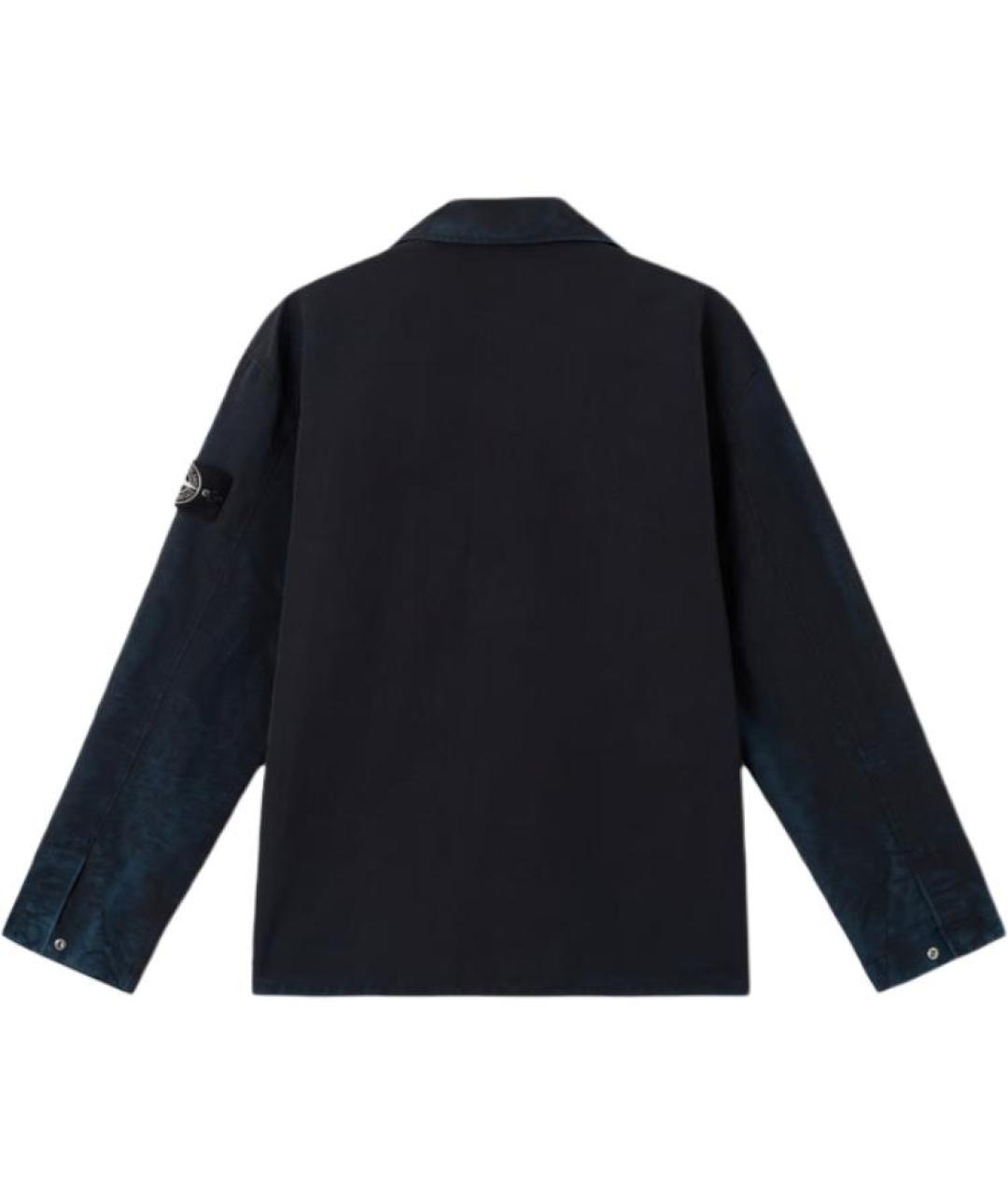 STONE ISLAND Черная классическая рубашка, фото 2