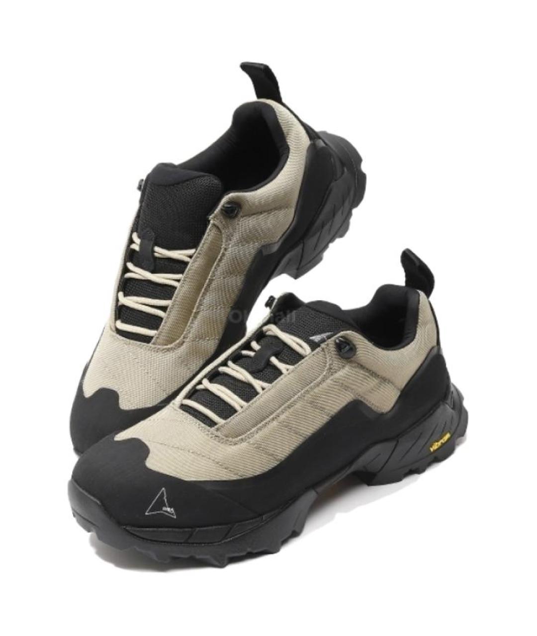 ROA Бежевые текстильные кроссовки, фото 4