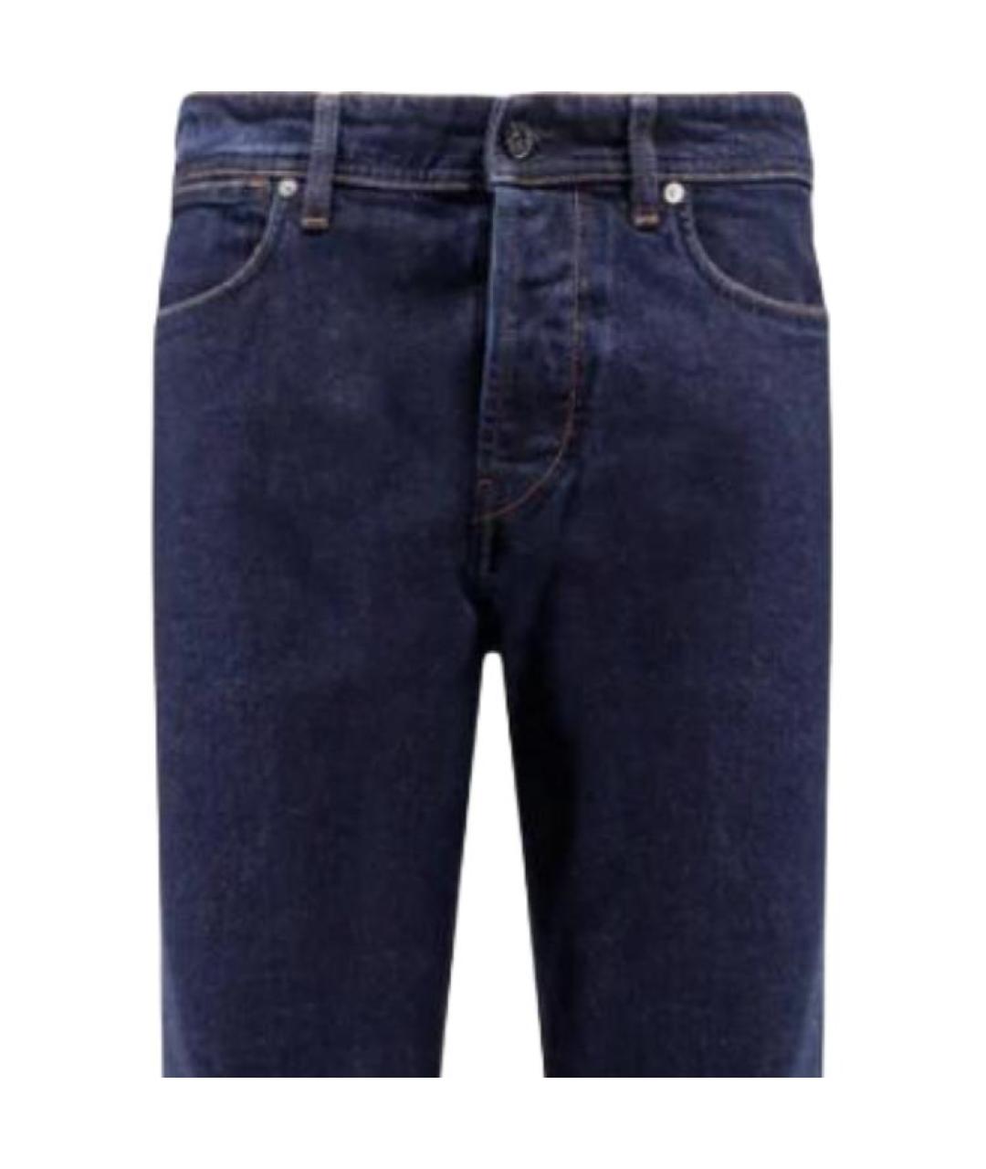 STONE ISLAND Синие прямые джинсы, фото 4