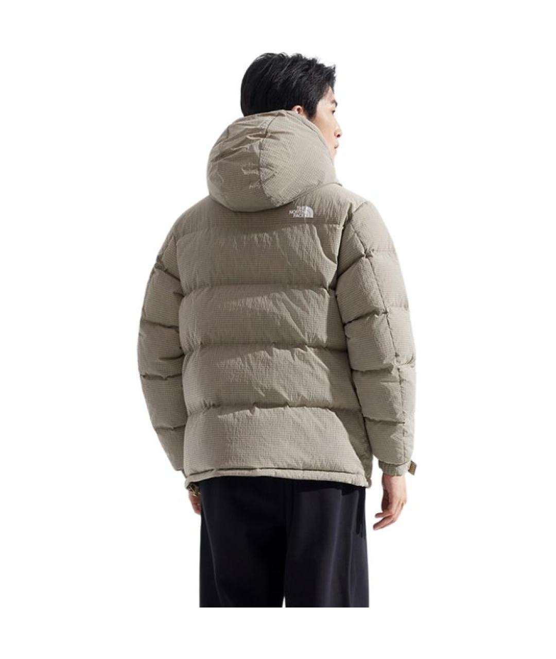 THE NORTH FACE Коричневый пуховик, фото 4