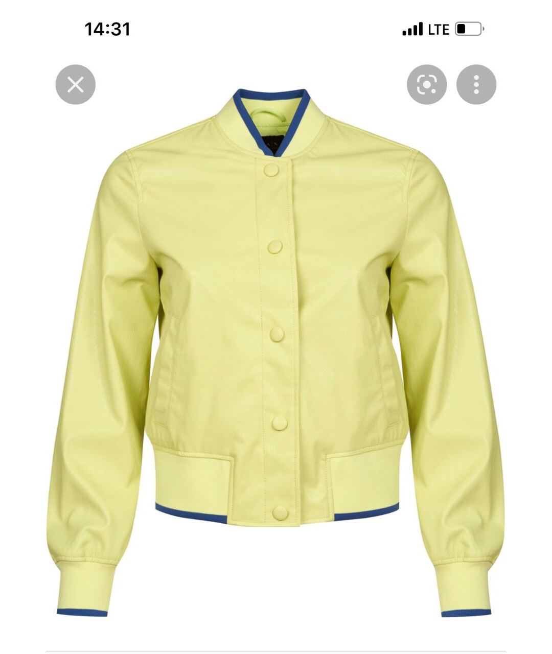 ARMANI EXCHANGE Желтая куртка, фото 7