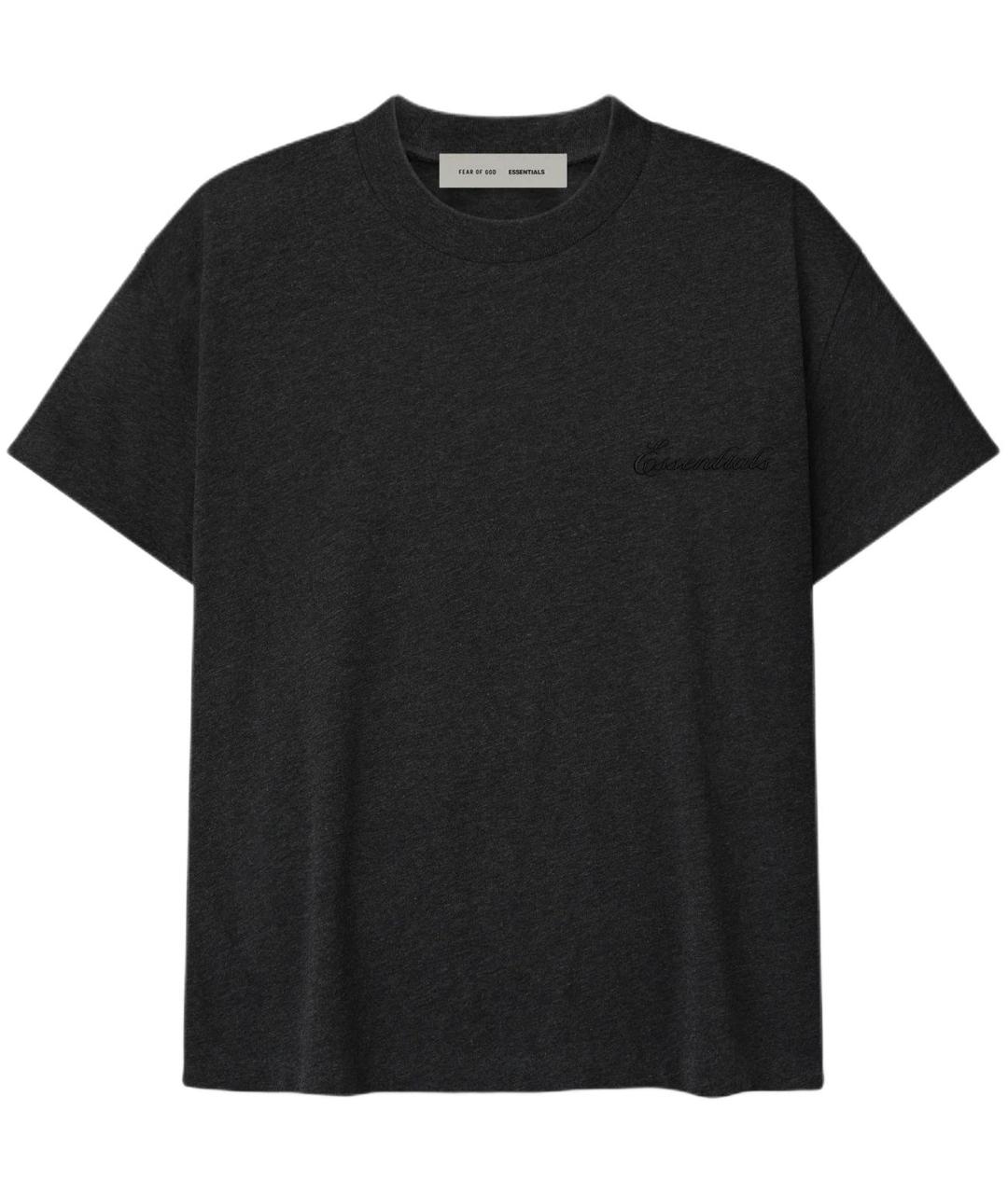 FEAR OF GOD ESSENTIALS Черная футболка, фото 1