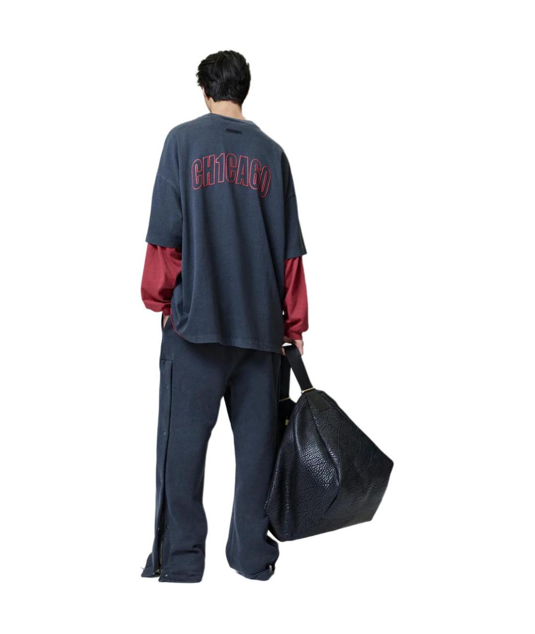 FEAR OF GOD ESSENTIALS Серая футболка, фото 4