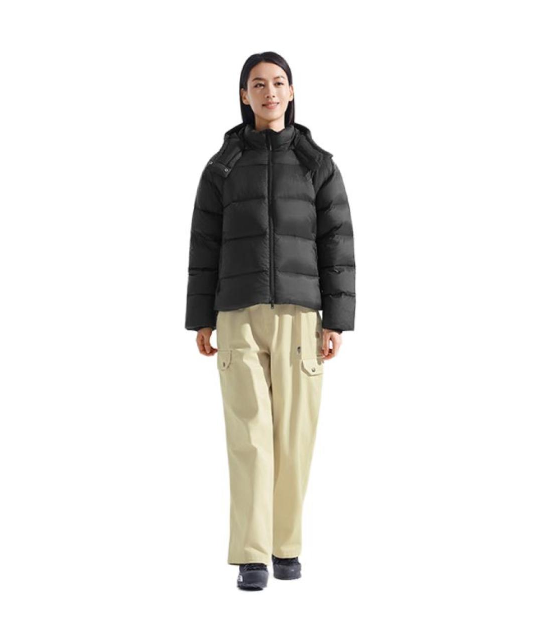 THE NORTH FACE Антрацитовый пуховик, фото 2