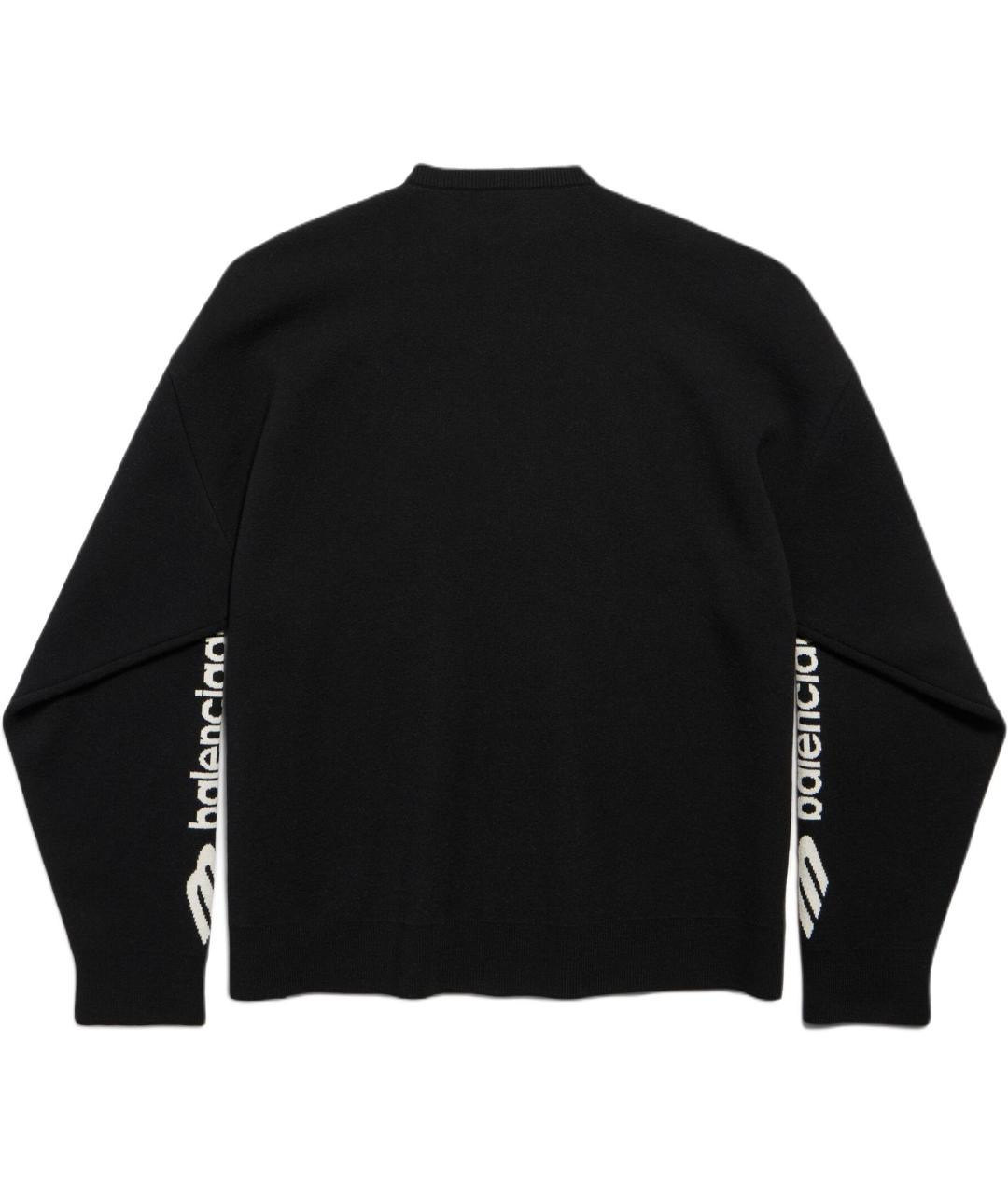 BALENCIAGA Черный джемпер / свитер, фото 2