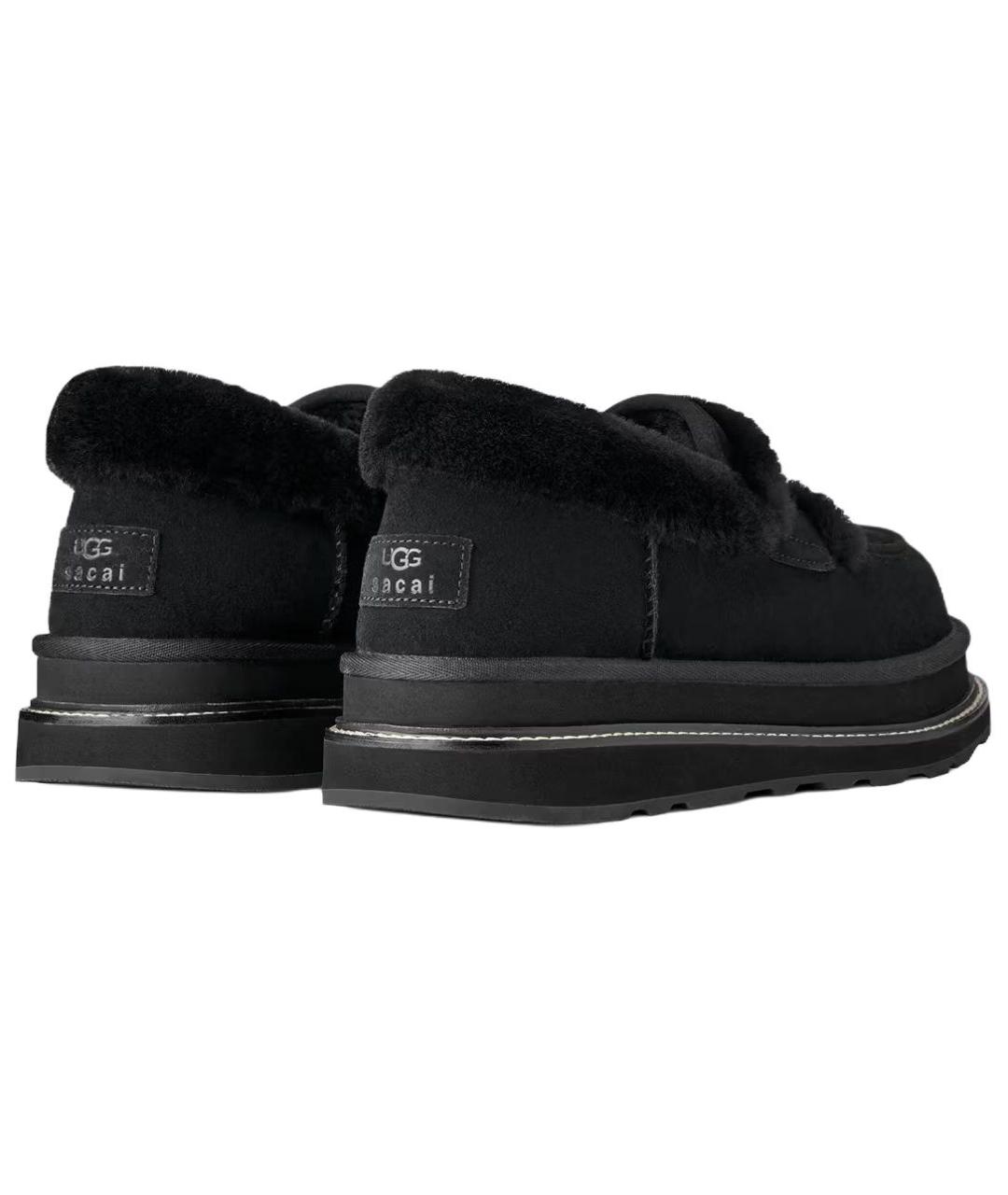 UGG AUSTRALIA Черные замшевые лоферы, фото 4