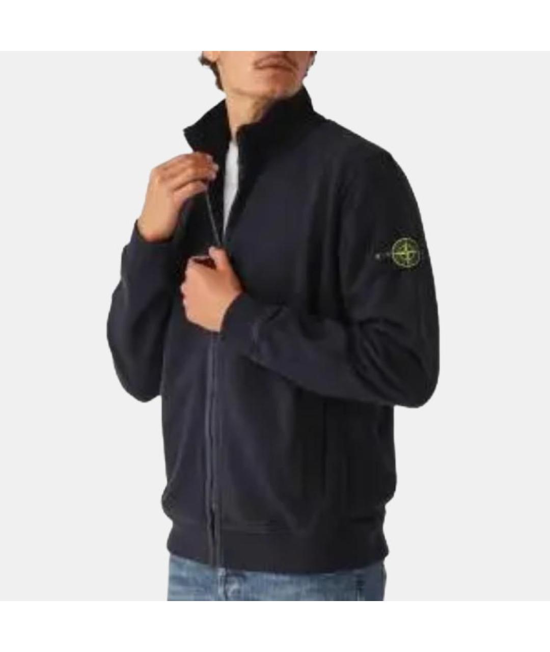 STONE ISLAND Темно-синяя куртка, фото 4