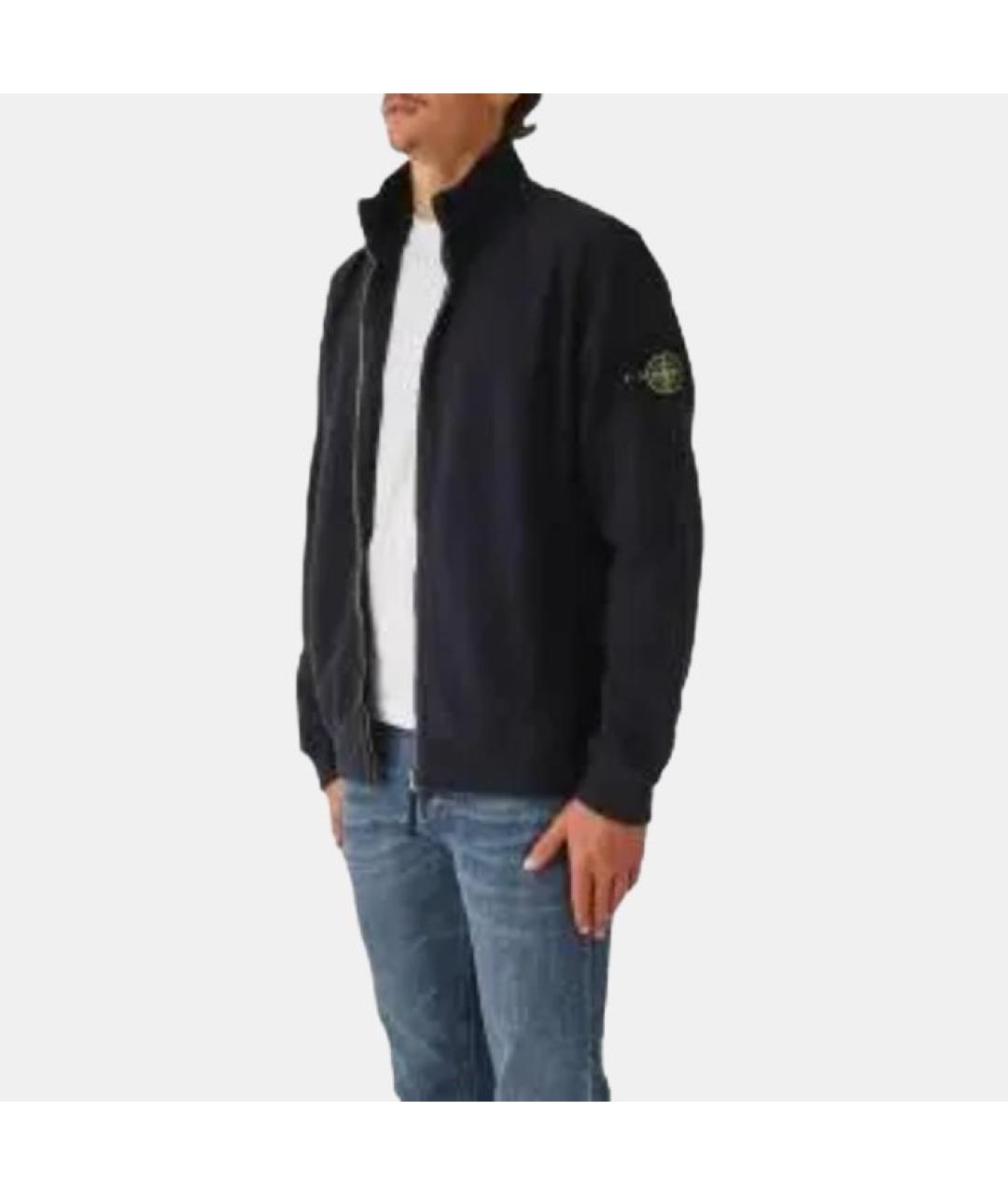 STONE ISLAND Темно-синяя куртка, фото 2