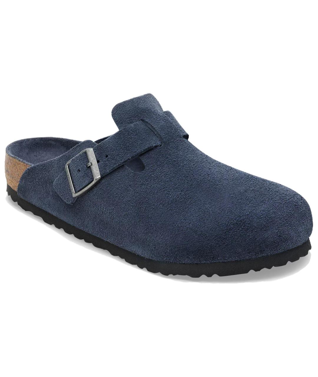 BIRKENSTOCK Синие замшевые мюли, фото 2