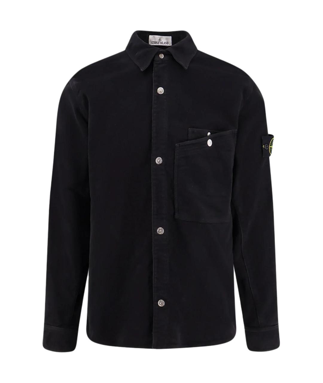 STONE ISLAND Черная кэжуал рубашка, фото 1